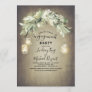 Eucalyptus Leaves Greenery Rustic Engagement Party Invitation
