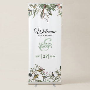 Eucalyptus Leaves Greenery Wedding Welcome Sign