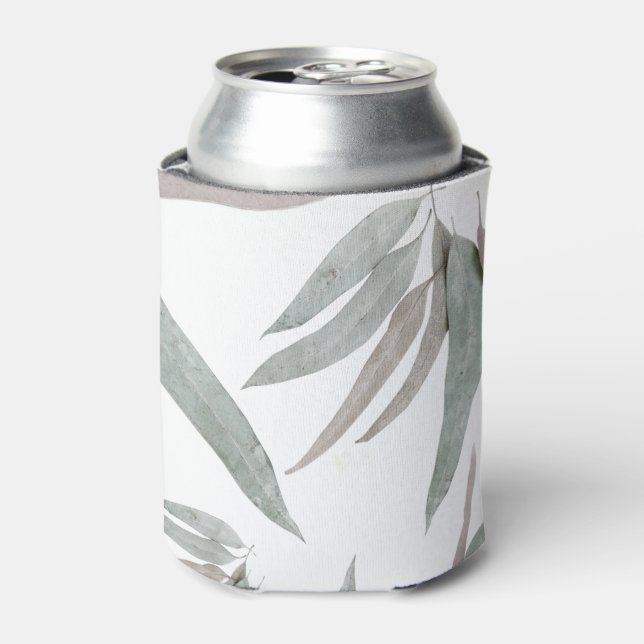 Eucalyptus Leaves Pattern Can Cooler (Can Front)