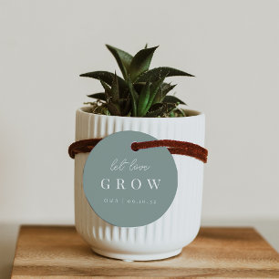 Eucalyptus   Let Love Grow Plant or Seed Favor Tags