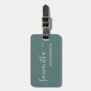 Eucalyptus Luggage Tags Wedding Table Plan / Favor