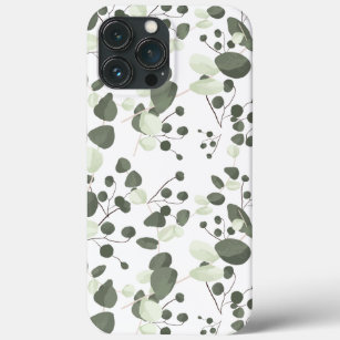 Eucalyptus modern pattern Sage green chic iPhone 13 Pro Max Case