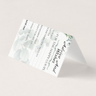 Eucalyptus Modern  Wedding Advice and Wishes