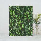 Eucalyptus  on dark green (Standing Front)