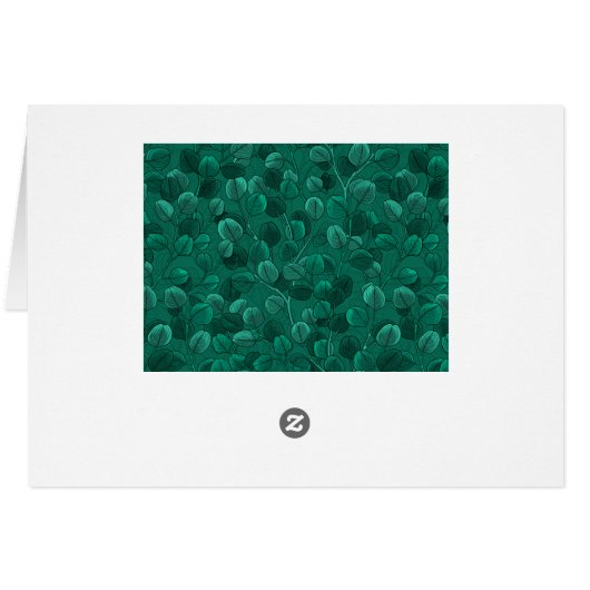 Eucalyptus on green (Back Horizontal)