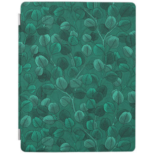 Eucalyptus on green iPad smart cover