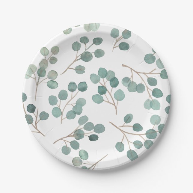 Eucalyptus Paper Plates (Front)