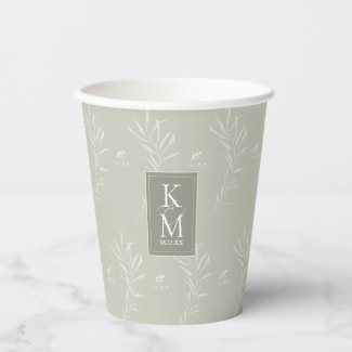 Eucalyptus Pattern Wedding Green ID901