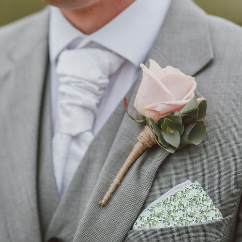 Eucalyptus Pattern Wedding Pocket Square Bandana