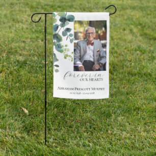 Eucalyptus Photo Memorial Garden Flag