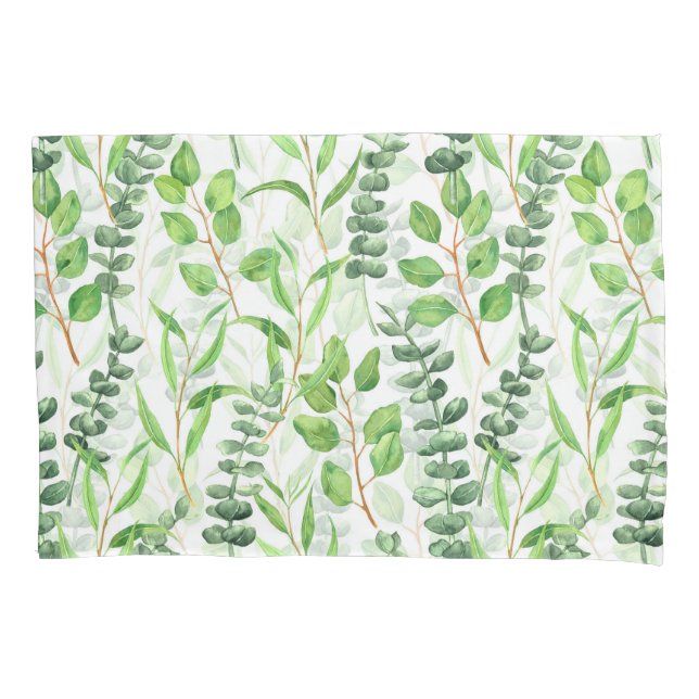 Eucalyptus Pillow Case (Front)