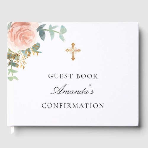 Eucalyptus pink floral girl Confirmation