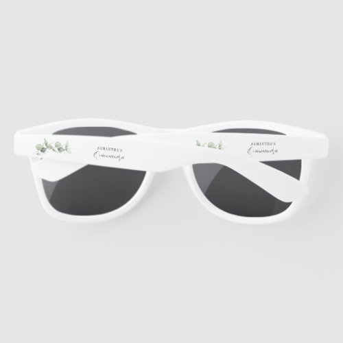 Eucalyptus Quinceanera 15th Birthday Party Swag Sunglasses