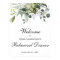 Eucalyptus Rehearsal Dinner Welcome Poster Sign