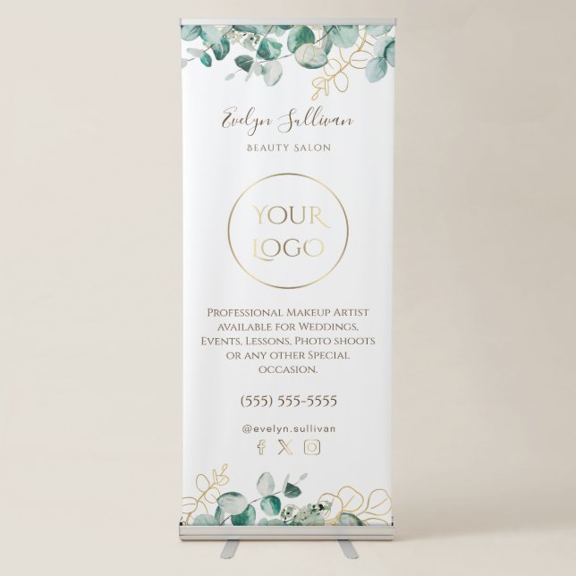 Eucalyptus retractable banner (Front)