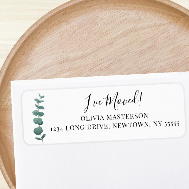 Eucalyptus Return Address Label (Creator Uploaded)