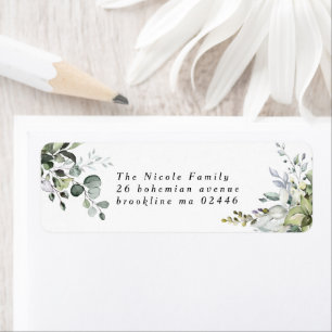 Eucalyptus Return Address Labels