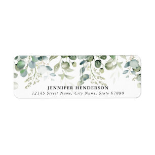 Eucalyptus Return Address Labels