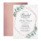 Eucalyptus Rose Gold Geometric Bridal Shower