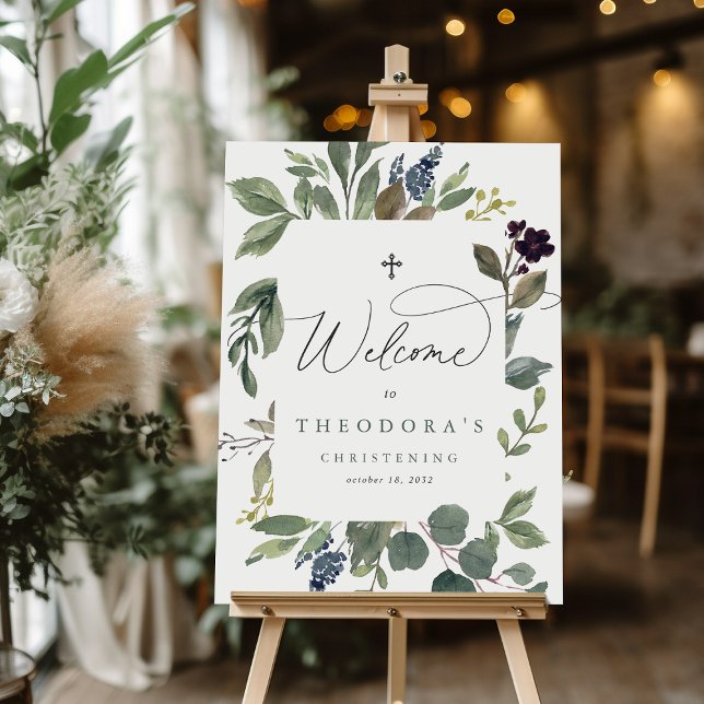 Eucalyptus & Sage Event Welcome Foam Board (Creator Uploaded)