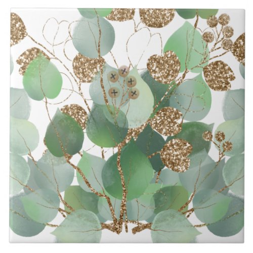 EUCALYPTUS SAGE GOLD Tile