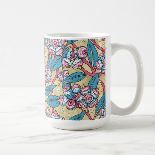 Eucalyptus Seed Australian Plant Botanical Pattern Coffee Mug