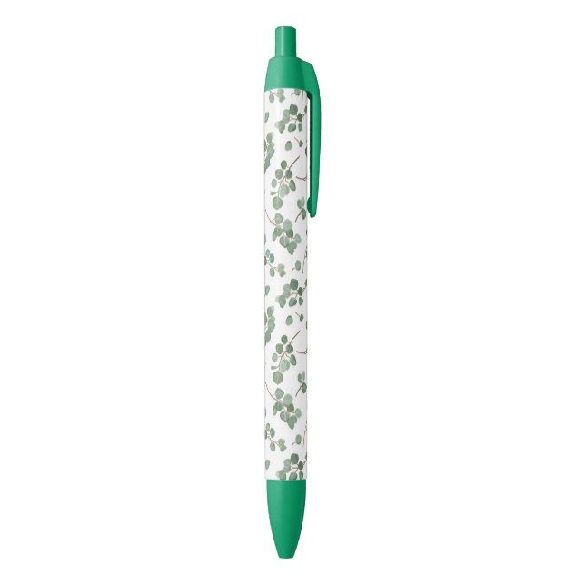Eucalyptus Silver Dollar Tree Foliage Pattern Pen (Bottom (Vertical))