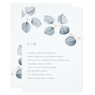 Eucalyptus Simplicity | Wedding Invitation