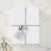 Eucalyptus Sip Sip Hooray Bridal Shower Favor Gift Tags (With Twine)