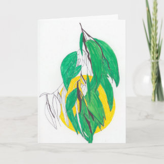 Eucalyptus Sprig Greeting Card