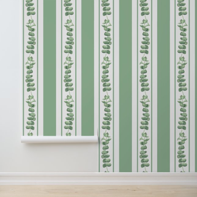 Eucalyptus stripes wallpaper  (Application)