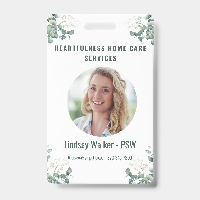 Eucalyptus Style  Badge (Front)