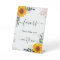 Eucalyptus sunflowers wedding favors guests