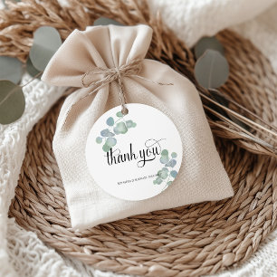 Eucalyptus Thank You  Favor Tags