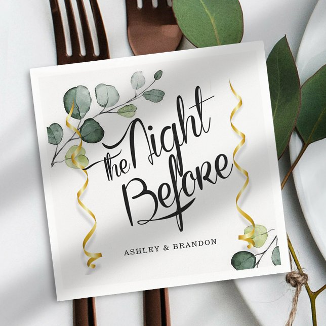 Eucalyptus The Night Before Napkins (Creator Uploaded)