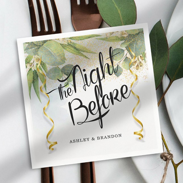 Eucalyptus The Night Before Rehearsal Napkins (Creator Uploaded)