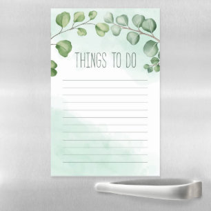 Eucalyptus Things to do  Magnetic Dry Erase Sheet
