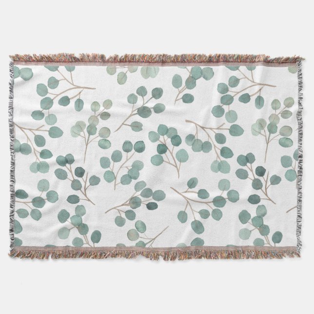 Eucalyptus Throw Blanket (Front)