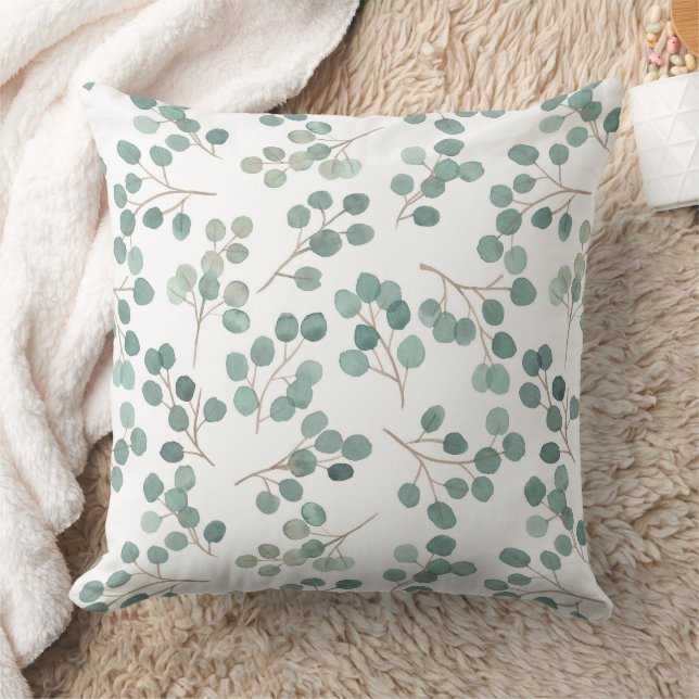 Eucalyptus Throw Pillow (Blanket)