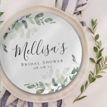 Eucalyptus Watercolor Bridal Shower