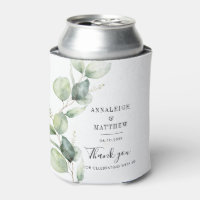 Eucalyptus Watercolor Greenery Wedding Favors