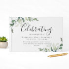 Eucalyptus Watercolor Memorial Funeral