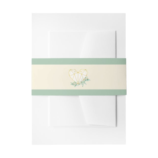 Eucalyptus Wedding Belly Band (Front Example)