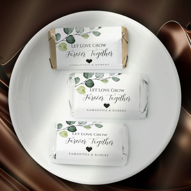 Eucalyptus Wedding Bridal Favor Chocolate (Creator Uploaded)