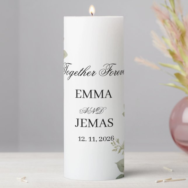 Eucalyptus Wedding Candle (In Situ)