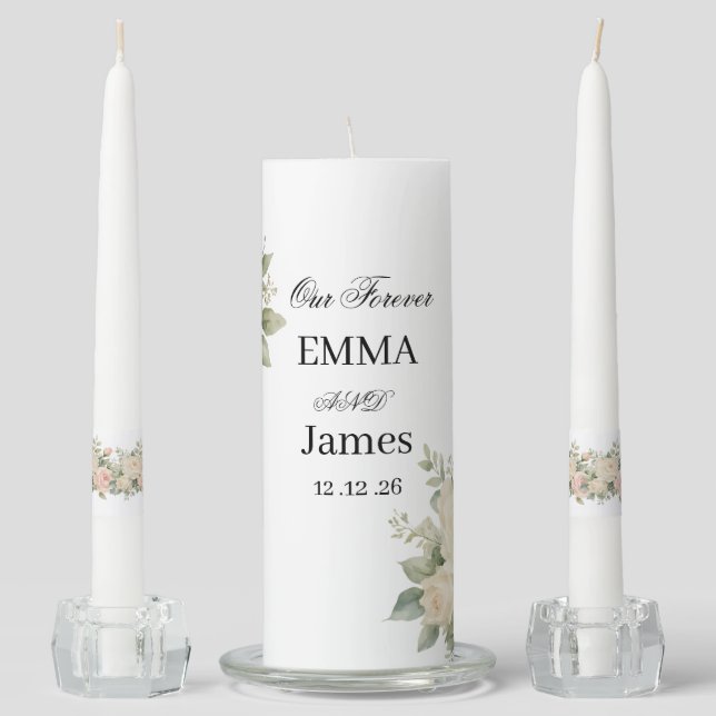 Eucalyptus Wedding Candle (Front)