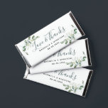 Eucalyptus Wedding Love & Thanks  Hershey Bar Favors<br><div class="desc">From our bestselling eucalyptus wedding collection</div>