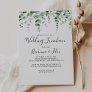 Eucalyptus Wedding Luncheon Bridal Shower  Invitation
