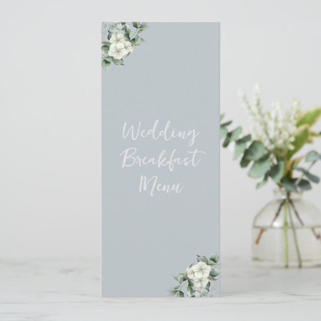 Eucalyptus Wedding Menu (Standing Front)