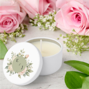 Eucalyptus Wedding Mini Candle Favors
